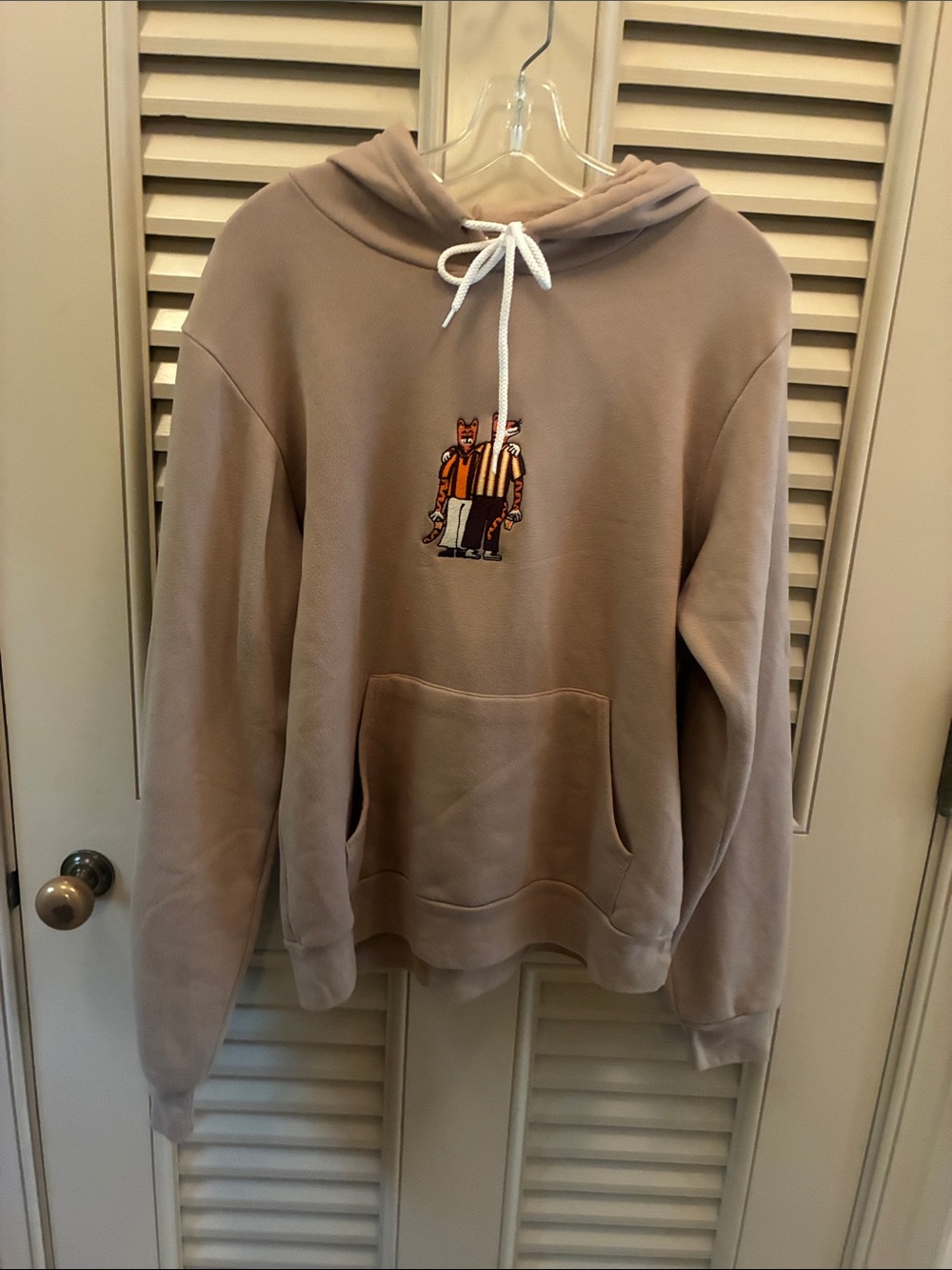 Princeton University Men's Beige Pullover Hoodie
